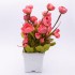 Red Rose Artificial Flower Plant With Pot