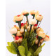 Yellow Rose Artificial Flower Plant With Pot