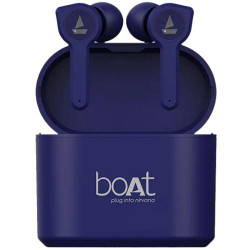 Personalized boAt Airdopes 402 Blue Wireless Earbuds