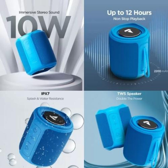 Boat Stone 350 Blue Wireless Speaker