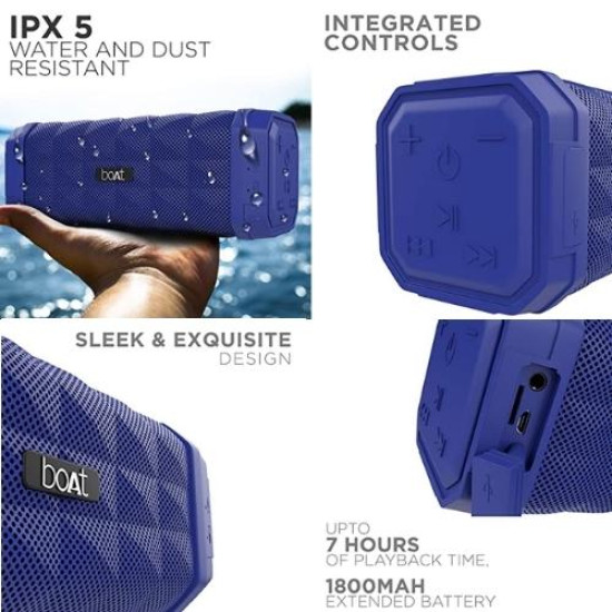 Personalized Blue Boat Stone 650 Bluetooth Speaker