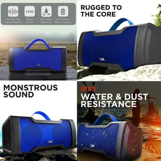 Customized Stone 1010 Boat Blue TWS Speaker