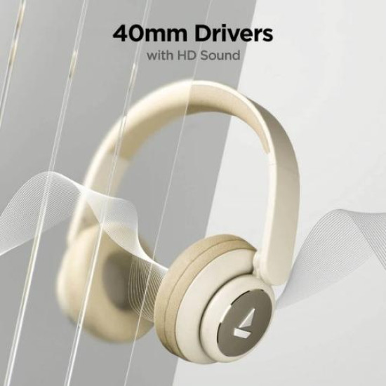 Boat Rockerz 450 Beige Wireless Headphone Boat Rockerz 450 Beige Wireless Headphone