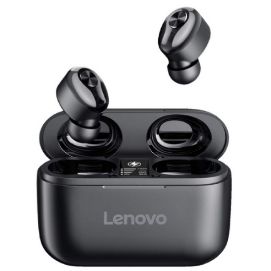 Personalized Lenovo HT18 Black Bluetooth Earbuds