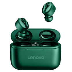 Personalized Lenovo HT18 Green Bluetooth Earbuds