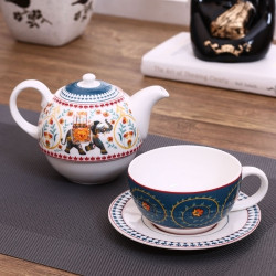 Swirling Safari Tea Set