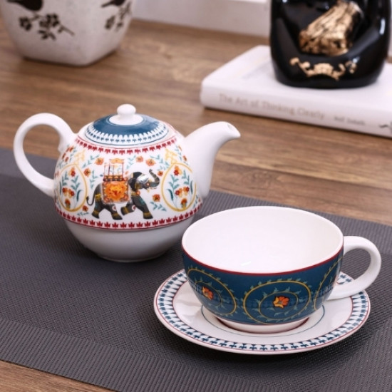 Swirling Safari Tea Set