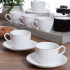 Flora Fine Ceramic Tea Cup Saucer Set 12 Pieces