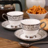 Georgian Gold Design Cup & Saucer Set of 12