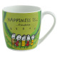 Happiness is Ceramic Coffee Mugs Alton Set of 4 Happiness is Ceramic Coffee Mugs Alton Set of 4