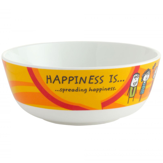 Happiness is Ceramic Snack Bowl Set of 4