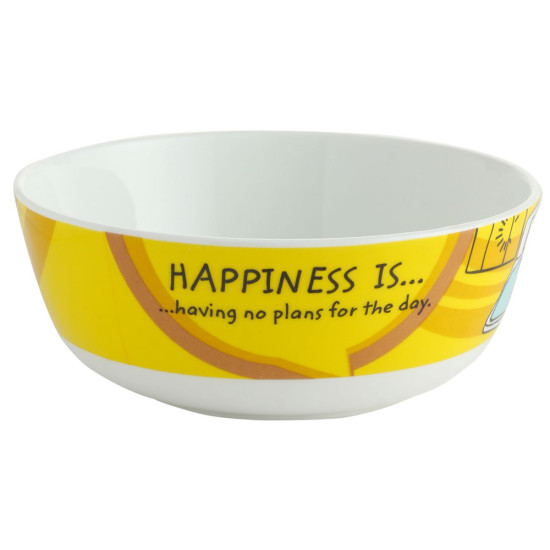 Happiness is Ceramic Snack Bowl Set of 4