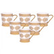 Stylish Peter Coffee Mugs Set 6 Pieces
