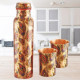 Cello Designer Copper Bottle Set