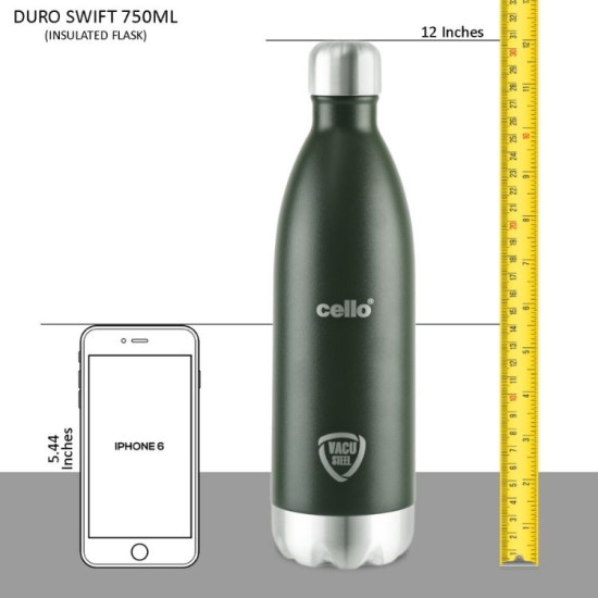 Personalized Duro Swift Green Stainless Steel Vacuum Flask Personalized Duro Swift Green Stainless Steel Vacuum Flask