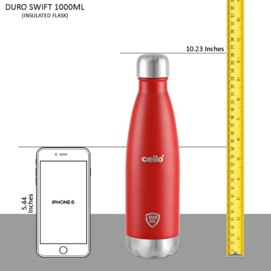 Personalized Duro Swift Red Stainless Steel Vacuum Flask Personalized Duro Swift Red Stainless Steel Vacuum Flask