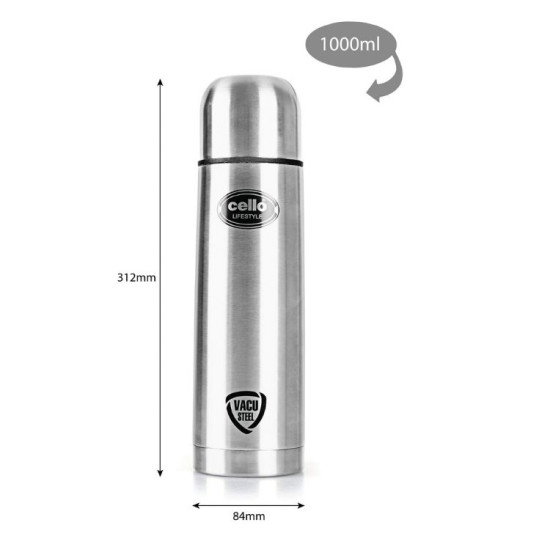 Cello Lifestyle Customized Stainless Steel Vacuum Flask Cello Lifestyle Customized Stainless Steel Vacuum Flask