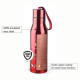Cello Refresh Red Stainless Steel Customized Vacuum Flask Cello Refresh Red Stainless Steel Customized Vacuum Flask