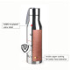 Cello Refresh Grey Stainless Steel Customized Vacuum Flask Cello Refresh Grey Stainless Steel Customized Vacuum Flask