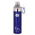 Cello Sleek Blue Stainless Steel Personalized Vacuum Flask