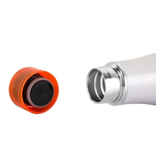 Cello Twist Orange Stainless Steel Vacuum Flask