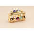 24 Caret Personalized Gold Plated Cable Car