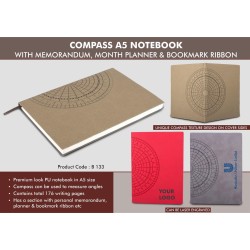 B133 Compass A5 Customized Promotional Notebook B133 Compass A5 Customized Promotional Notebook