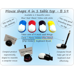 Personalized Mouse Shape 4 In 1 Table Top Personalized Mouse Shape 4 In 1 Table Top