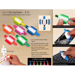 Personalized Keyboard Brush and Screen Cleaner Highlighter Personalized Keyboard Brush and Screen Cleaner Highlighter
