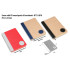 Personalized Linen with PU round patch A5 notebook