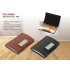 Personalized Card holder with click on lock
