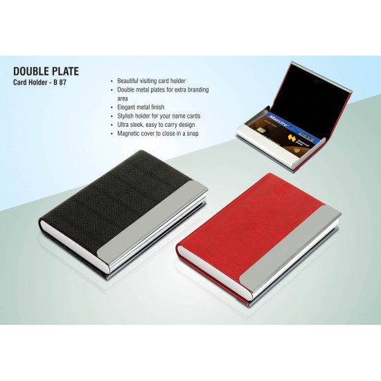 Customized Double plate card holder Customized Double plate card holder