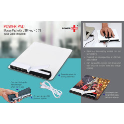 Personalized Mouse Pad With USB Hub