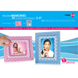Personalized Frozen Memories 3d Photo Frame 5x7