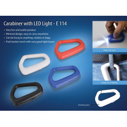 Personalized Carabiner with LED Light Personalized Carabiner with LED Light