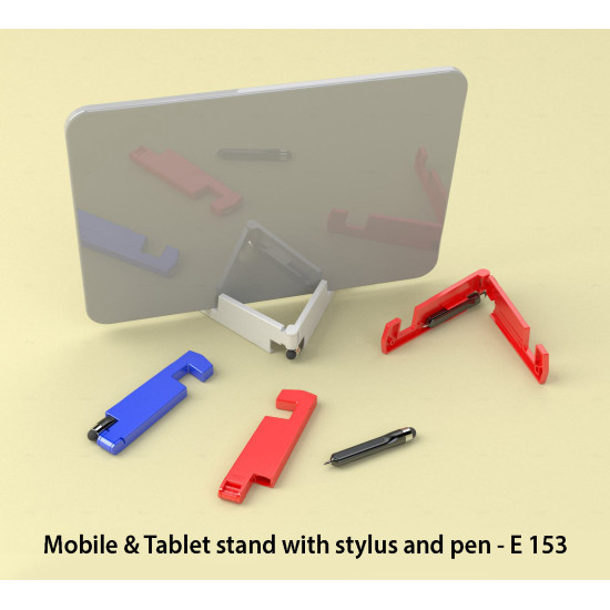 Personalized Mobile Tablet Stand with Stylus Pen