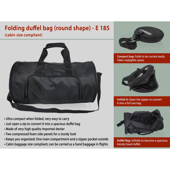 Personalized Folding duffel bag Personalized Folding duffel bag