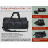 Personalized Folding duffel bag