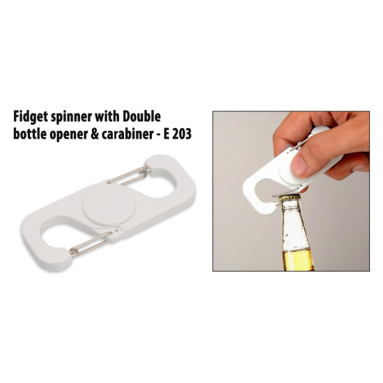 Personalized Fidget Spinner with Double Bottle Opener