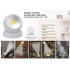 Personalized Magnetic 720 Degree Work Light With 3 Light Modes