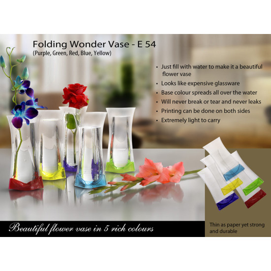 Personalized Foldable Flower Vase Personalized Foldable Flower Vase