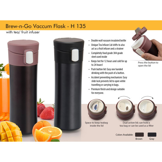 Personalized Brew And Go Vacuum Flask Personalized Brew And Go Vacuum Flask
