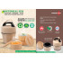 Personalized 3 Plastic Container Lunch Box with Spoon