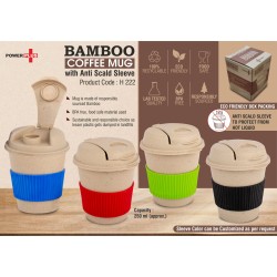 Personalized Bamboo Dark Coffee Mug