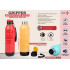 Personalized Gripper Insulated Steel Bottle Yellow