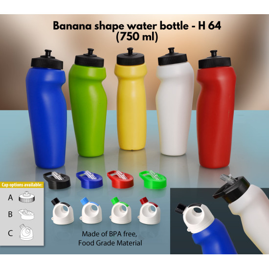 Personalized Banana Shape Water Sipper