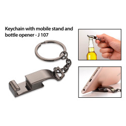 Personalized Keychain with Mobile Stand and Bottle Opener Personalized Keychain with Mobile Stand and Bottle Opener