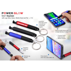 Personalized 5 In 1 Keychain with Logo Glow Personalized 5 In 1 Keychain with Logo Glow