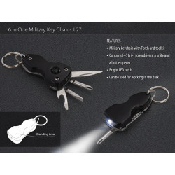 Personalized Six in One Military Keychain Personalized Six in One Military Keychain