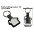 Personalized Rotating Hut Shape Keychain